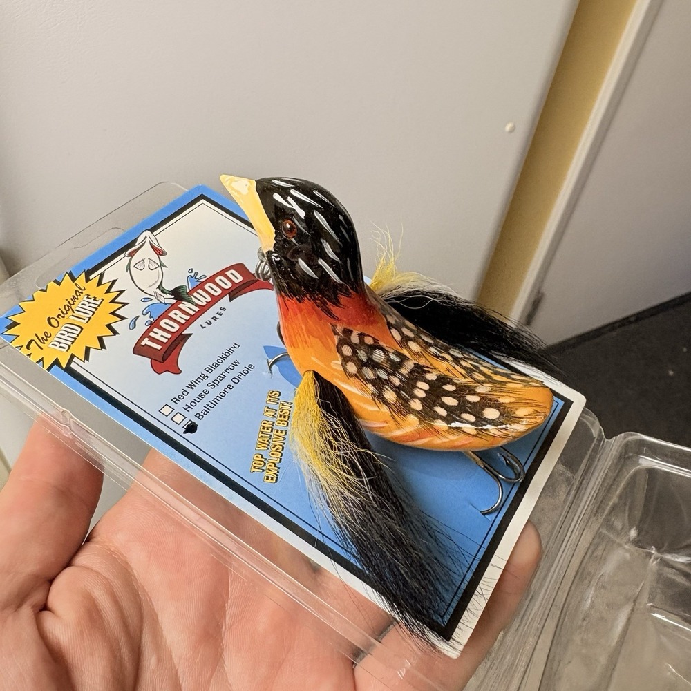 Nos The Original Bird Lure Thornwood Baltimore Oriole Just Beautiful Topwater